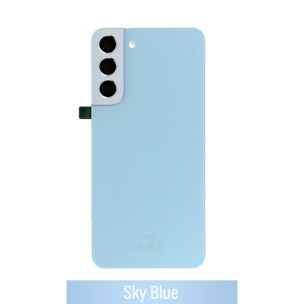 Rear Cover Glass For Samsung Galaxy S22 Plus S906B GH82-27444H (Gold)-Sky Blue Rear Cover Glass For Samsung Galaxy S22 Plus S906B GH82-27444H (Gold)-Sky Blue